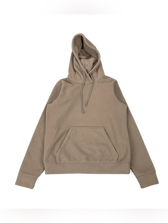 ALO Yoga Other - Alo Yoga Brisk Hoodie Medium M Beige Fleece Sherpa Mock Neck Pullover Unisex Gym